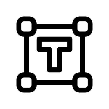 text icon for your website design, logo, app, UI. vector