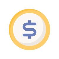 dólar icono para tu sitio web diseño, logo, aplicación, ui vector