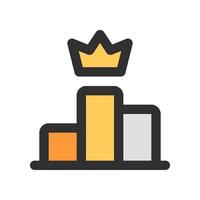 podium icon for your website design, logo, app, UI. vector