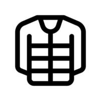 chaqueta icono para tu sitio web diseño, logo, aplicación, ui vector