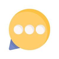 speech bubble icon for your website design, logo, app, UI. vector