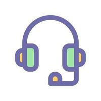 auriculares icono para tu sitio web diseño, logo, aplicación, ui vector