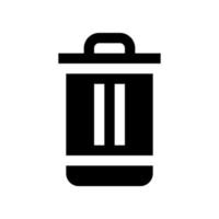 trash icon for your website, mobile, presentation, and logo design. vector