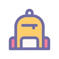 mochila icono para tu sitio web diseño, logo, aplicación, ui vector