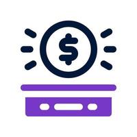 financiación colectiva icono para tu sitio web diseño, logo, aplicación, ui vector