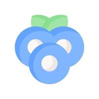 blueberries icon for your website design, logo, app, UI. vector