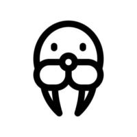 walrus icon for your website design, logo, app, UI. vector