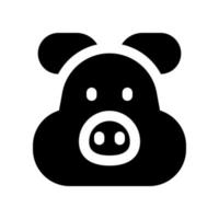 pig icon for your website design, logo, app, UI. vector