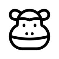 monkey icon for your website design, logo, app, UI. vector