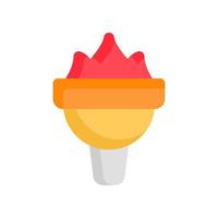 torch icon for your website design, logo, app, UI. vector