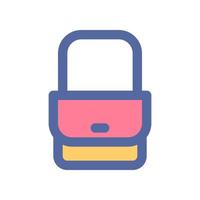 bolso icono para tu sitio web diseño, logo, aplicación, ui vector