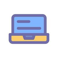 laptop icon for your website design, logo, app, UI. vector