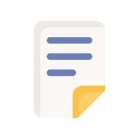 document icon for your website design, logo, app, UI. vector