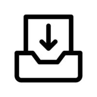 inbox icon for your website design, logo, app, UI. vector