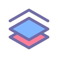 layer icon for your website design, logo, app, UI. vector
