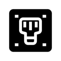 telephone socket icon for your website, mobile, presentation, and logo design. vector