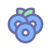 blueberries icon for your website design, logo, app, UI. vector