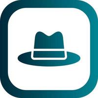 Hat Cowboy Side Vector Icon Design