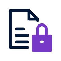 lock file icon for your website design, logo, app, UI. vector