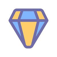 diamante icono para tu sitio web diseño, logo, aplicación, ui vector