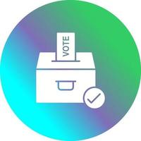 Going to cast vote Unique Vector Icon