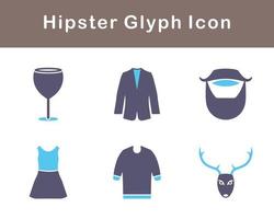 Hipster Vector Icon Set