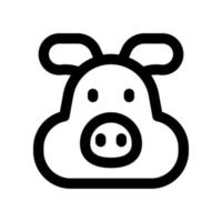 pig icon for your website design, logo, app, UI. vector