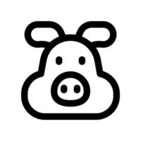 pig icon for your website design, logo, app, UI. vector