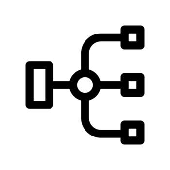 flow chart icon for your website design, logo, app, UI. vector