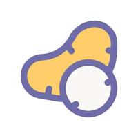 potato icon for your website design, logo, app, UI. vector