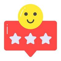 Good reviews vector design in modern and trendy style