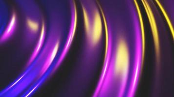 Abstract Iridescent wave background animation loop video