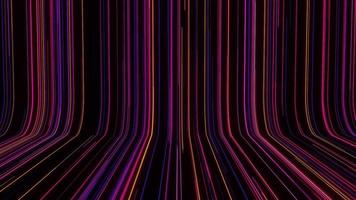 3d futuristische neon abstract achtergrond, laser stralen kleurrijk lichten animaties lus video