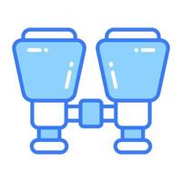 Binoculars vector design in modern style, premium icon