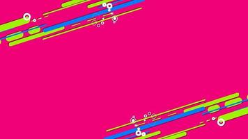 4K Abstract animation and colourful background.Motion graphics loops. video