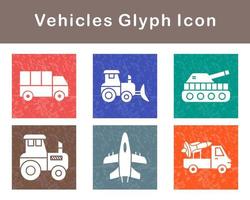 Vehicles Vector Icon Set