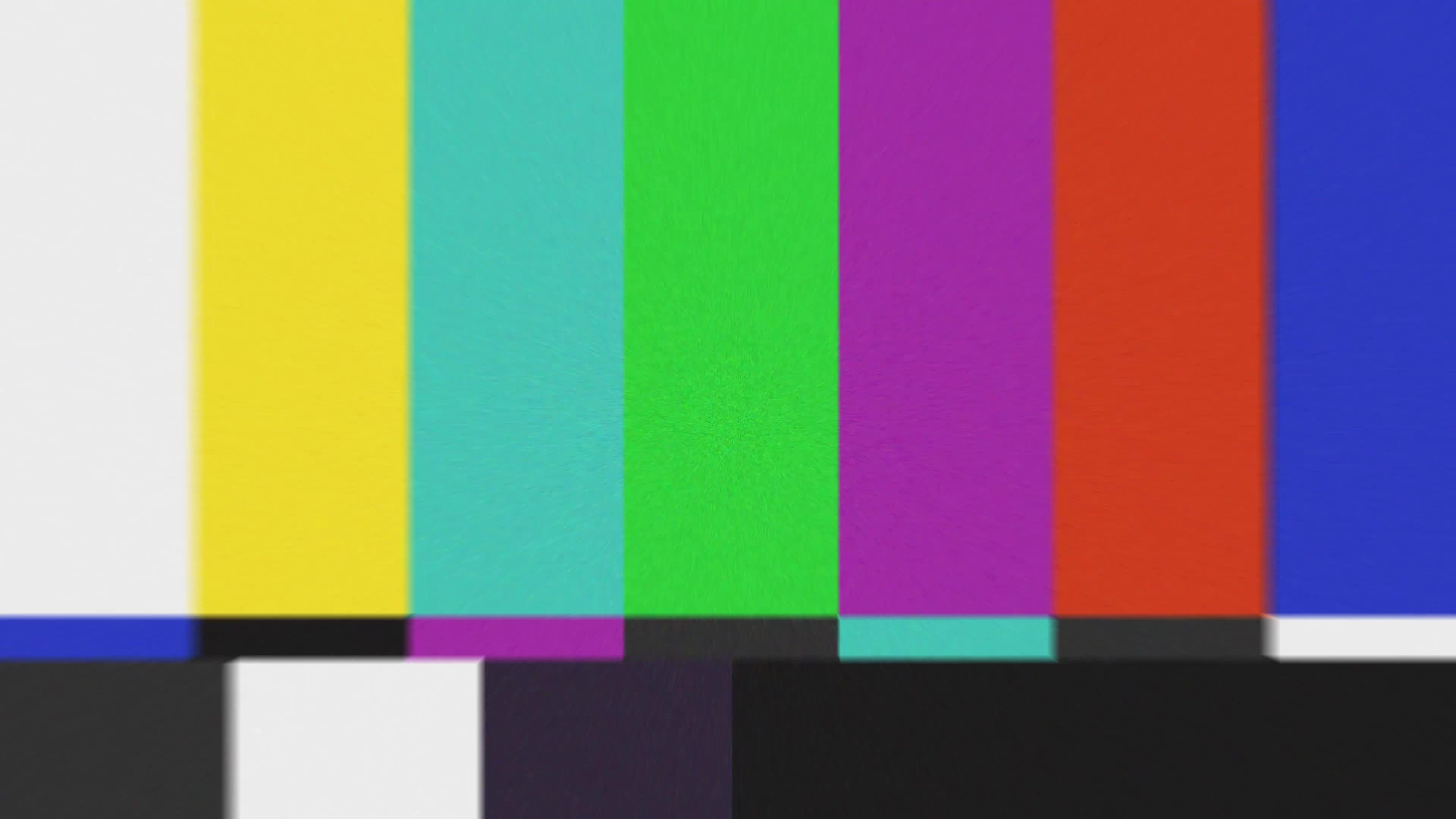 Tv rainbow stock video footage for free download