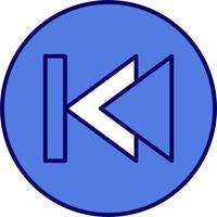 Previous track Vector Icon