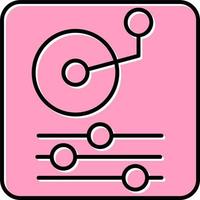 Turntable Vector Icon