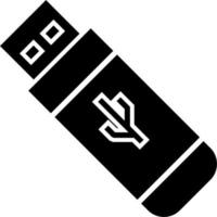 icono de vector de usb