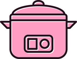 Rice cooker Vector Icon