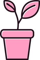 Plant pot Vector Icon