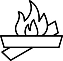 Bonfire Vector Icon