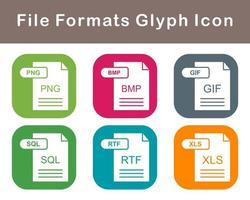 File Formats Vector Icon Set