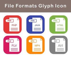 File Formats Vector Icon Set