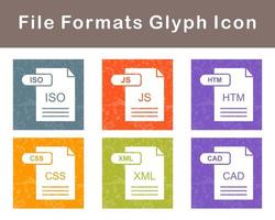 File Formats Vector Icon Set