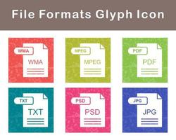 File Formats Vector Icon Set