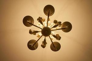 Simple chandelier bottom view with ceiling background,modern chandelier photo