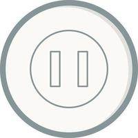 Pause button Vector Icon