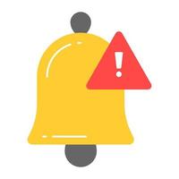 Alert notification vector design in modern and trendy style, easy to use icon